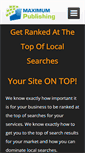 Mobile Screenshot of maximumpublishing.com